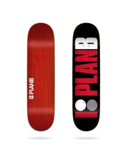 Plan B Mix-Match Red Skateboard Deck