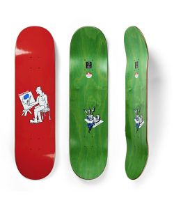 Polar Skate Co. Dane Brady Painter Red 8.0 Skateboard Deck