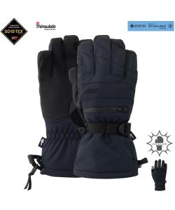 Pow Wayback GTX Long Glove +Warm Black Ανδρικά Γάντια