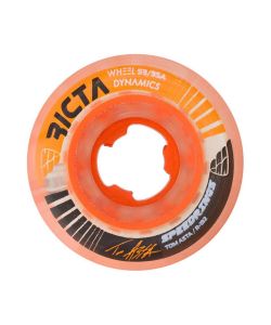 Ricta Asta Speedrings Clear Orange Slim 95A 53mm Ρόδες Skateboard