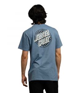 Santa Cruz Breaker Check Opus Dot T-Shirt Dusty Blue Men's T-Shirt