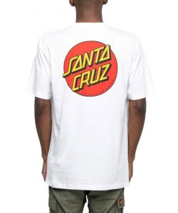 Santa Cruz Classic Dot Chest White Ανδρικό T-Shirt