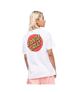 Santa Cruz Classic Dot Chest White Γυναικειίο T-Shirt