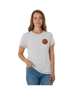 Santa Cruz X Thrasher Diamond Dot S/S Boyfriend Vintage White Γυναικείο T-shirt