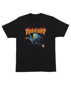 Santa Cruz X Thrasher O'Brien Reaper S/S Black Men's T-Shirt