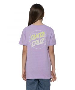 Santa Cruz Y. Grid Delta Dot Digital Lavender Kids T-Shirt