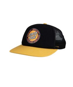 Santa Cruz Y. Outer Ringed Dot Cap Black/Gold Καπέλο
