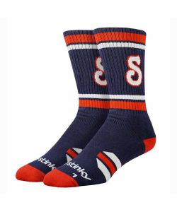 Stinky Socks Back To School Navy Navy/Red Socks