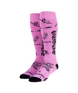 Stinky Socks Jibgurl Pink Black Snow Socks