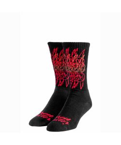 Stinky Socks Shredmaster V2 Black/Red Κάλτσες