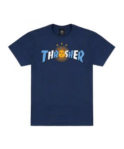 Thrasher Argentina Estrella Navy Ανδρικό T-Shirt