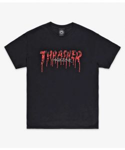 Thrasher Blood Drip Black Ανδρικό T-Shirt