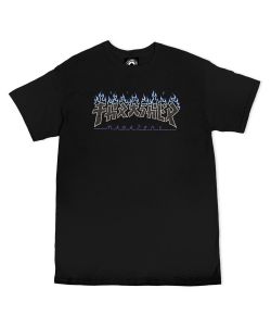 Thrasher Godzilla Charred Logo Black Men's T-Shirt