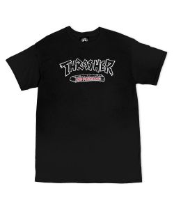 Thrasher No Parking Black Ανδρικό T-Shirt