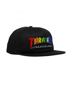 Thrasher Rainbow Mag Snapback Black Hat
