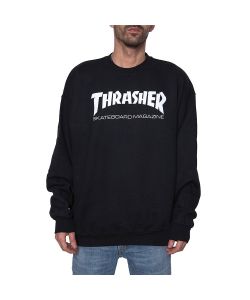 Thrasher Skate Mag Crew Black