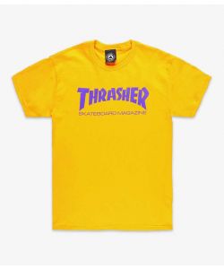 Thrasher Skate Mag Gold Purple Men's T-Shirt