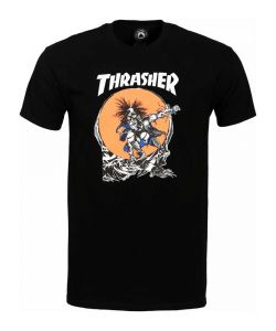Thrasher Skate Outlaw Black Men's T-Shirt