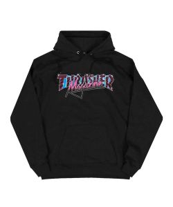 Thrasher Vice Logo Black Ανδρικό Φούτερ Κουκούλα