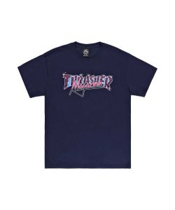 Thrasher Vice Logo Navy Men's T-Shirt