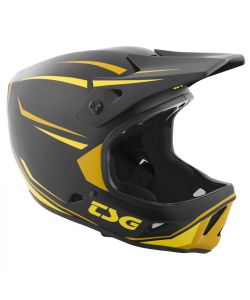 TSG Advance Graphic Design Black Yellow Helmet