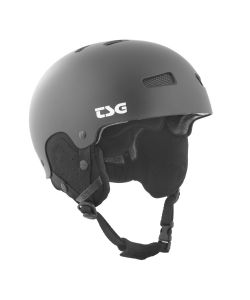 TSG Arctic Kraken Solid Color Satin Black Helmet
