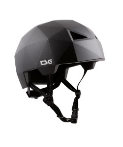 TSG Geo Solid Color Satin Black Helmet