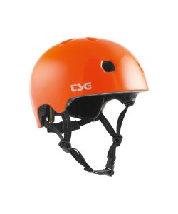 Tsg Meta Solid Color Gloss Orange Helmet