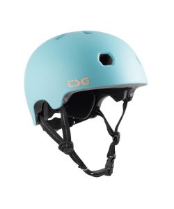 TSG Meta Solid Color Satin Blue Tint Helmet