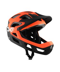 TSG Seek Youth FR Graphic Design Flow Black Orange Youth Helmet
