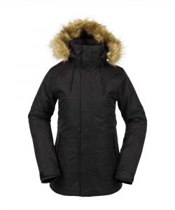 Volcom Fawn Ins Jacket Black Γυναικείο Μπουφάν Snowboard