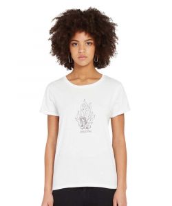 Volcom Radical Daze Tee Star White Women's T-Shirt