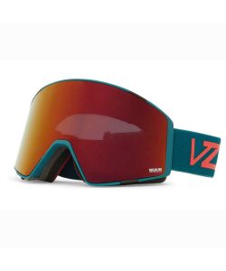 VonZipper Capsule Pacific Satin Black Fire Chrome+Bonus Lens Snow Goggle