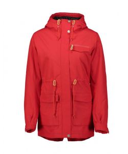Wearcolour State Parka Red Women's Snow Jacket