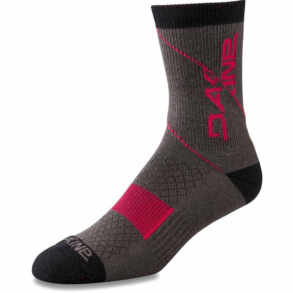 Dakine Berm Crew Sock Grey / Red Κάλτσες