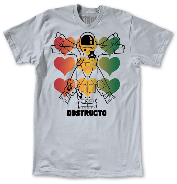 Destructo Eva Slate Men's T-Shirt