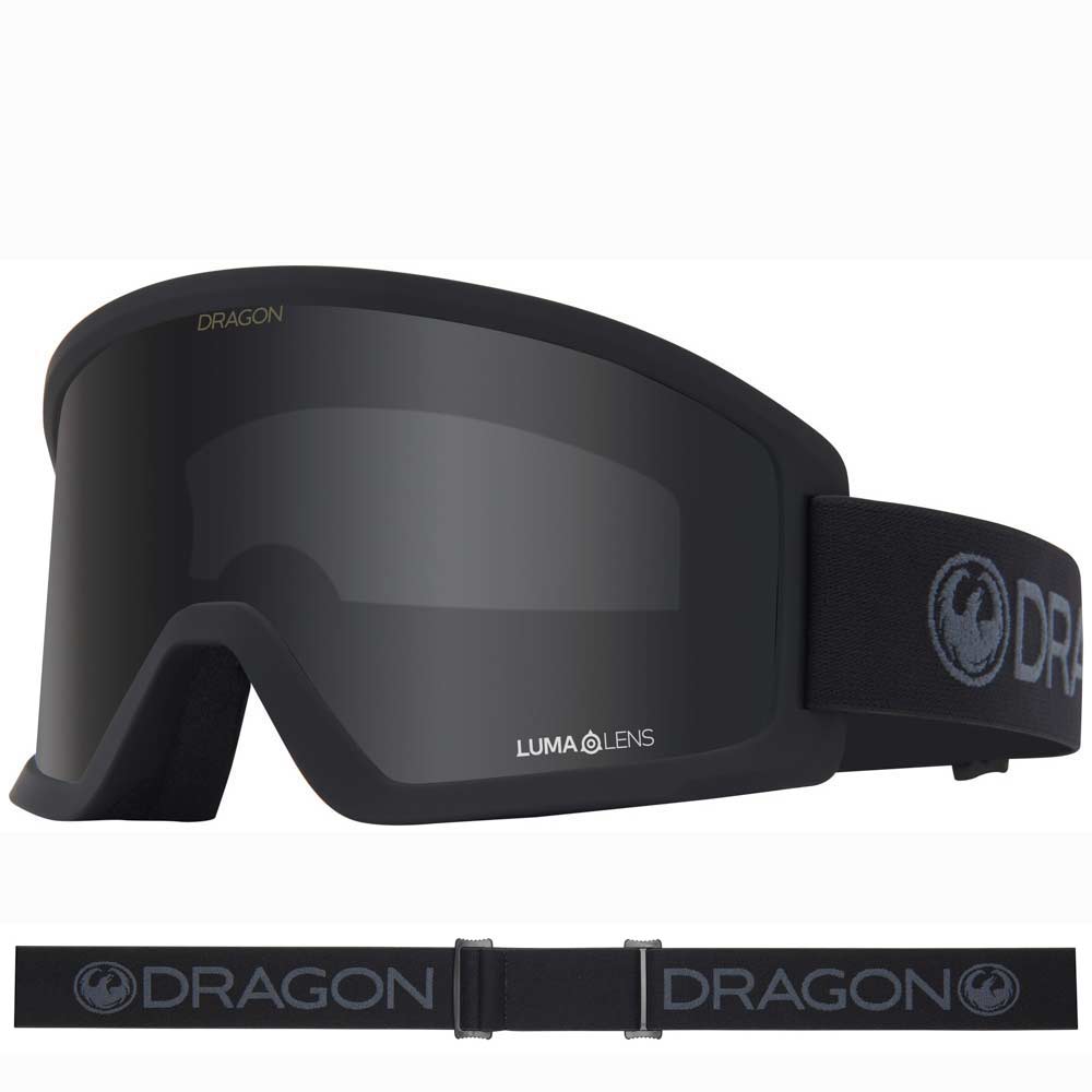 Dragon DX3 L OTG - Blackout LL Dark Smoke Lens Snow Μάσκα