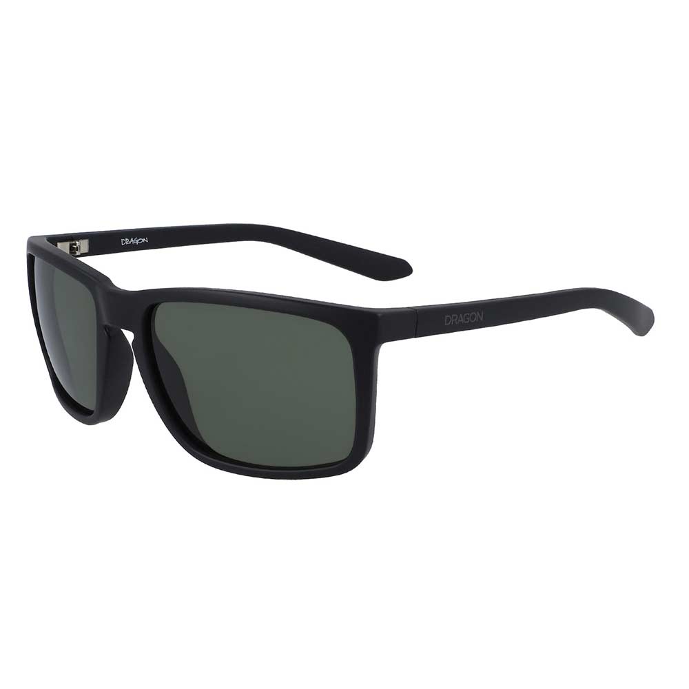 Dragon Melee XL Matte Black G15 Green Lens Sunglasses