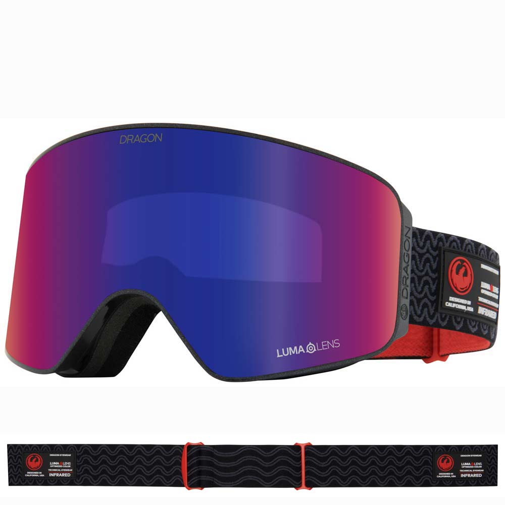 Dragon NFX MAG OTG - Obsidian with LL Solace IR & LL Violet Lens Snow Μάσκα