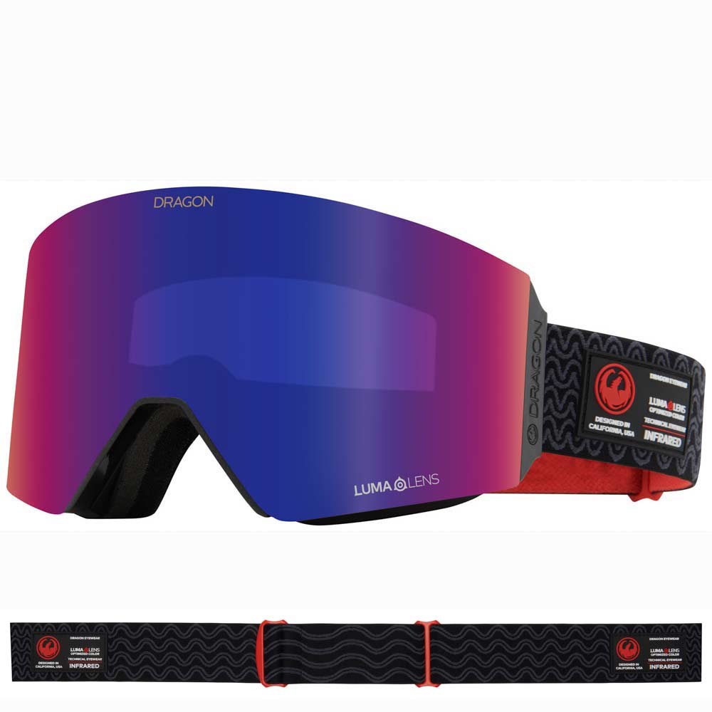 Dragon RVX MAG OTG - Obsidian with LL Solace IR & LL Violet Lens Snow Goggle