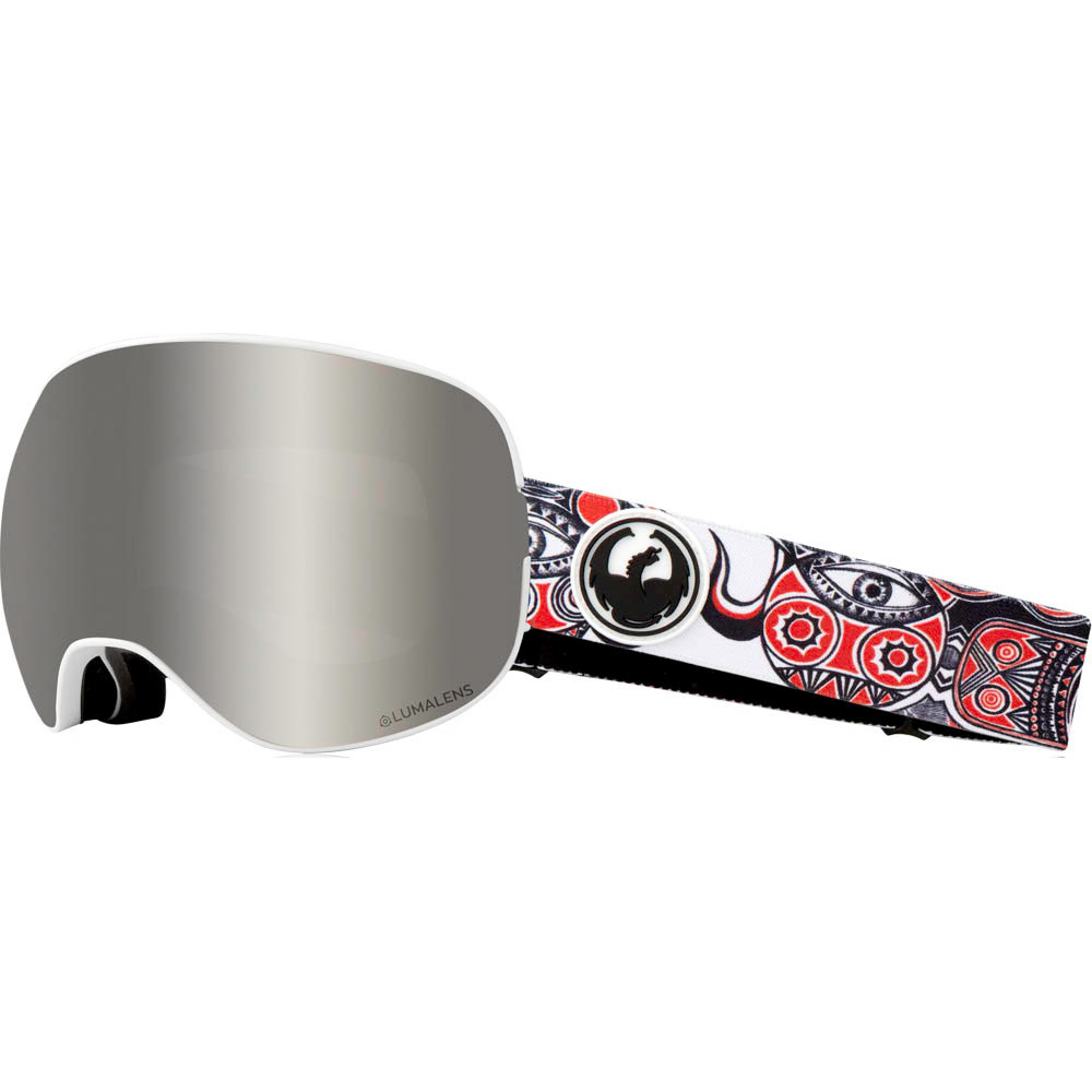 Dragon X2 Faction W/Lumalens Silver Ionized+Bonus Lens Snow Goggle