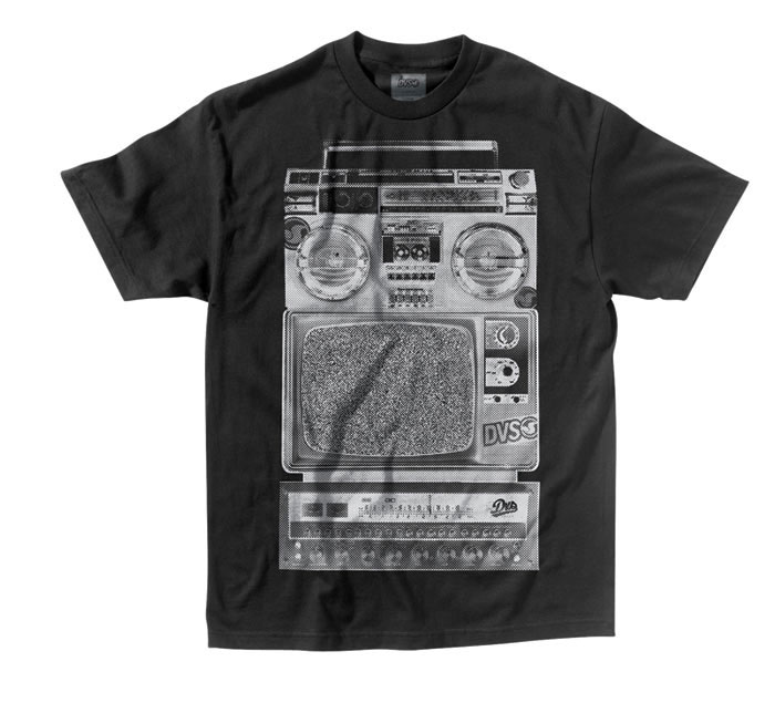 DVS Electro Stack Black Men's T-Shirt