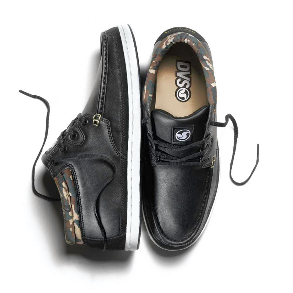 DVS Hunt Black Leather Ανδρικά Παπούτσια