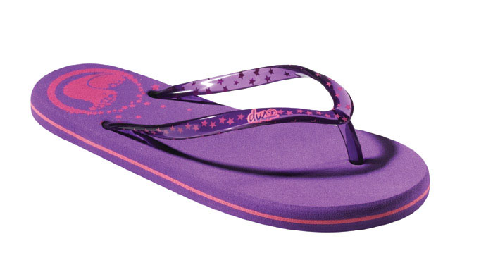 DVS Peso Graphic Purple Bur Women's Sandals