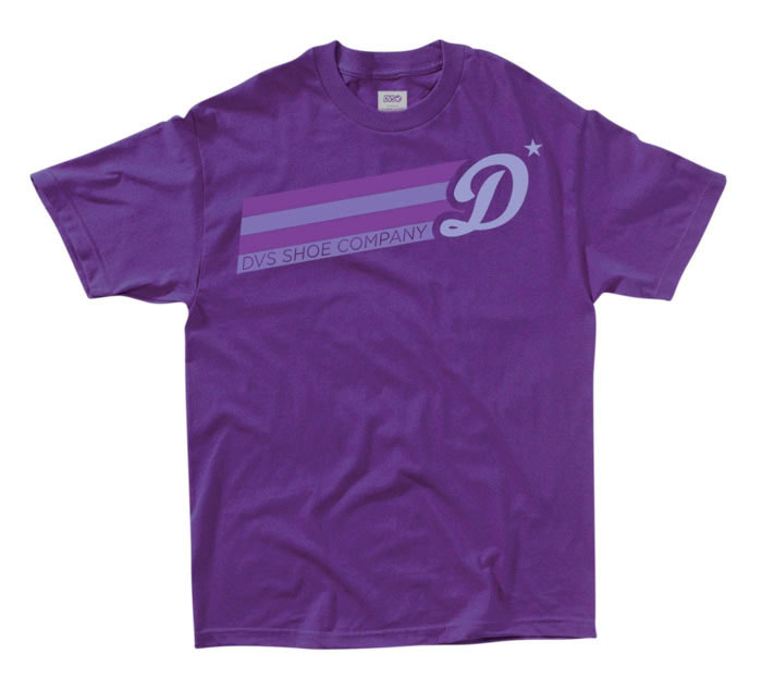 DVS Rec League Purple Men's T-Shirt