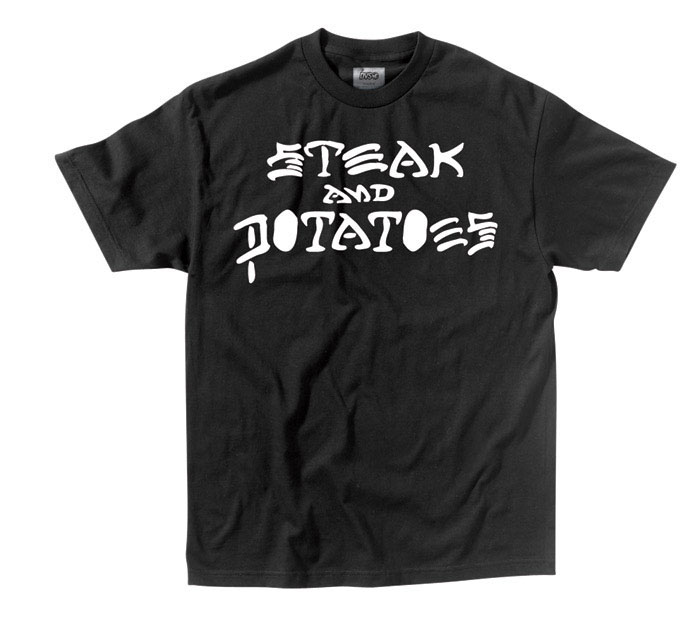 DVS Steak And Potato Black Men's T-Shirt