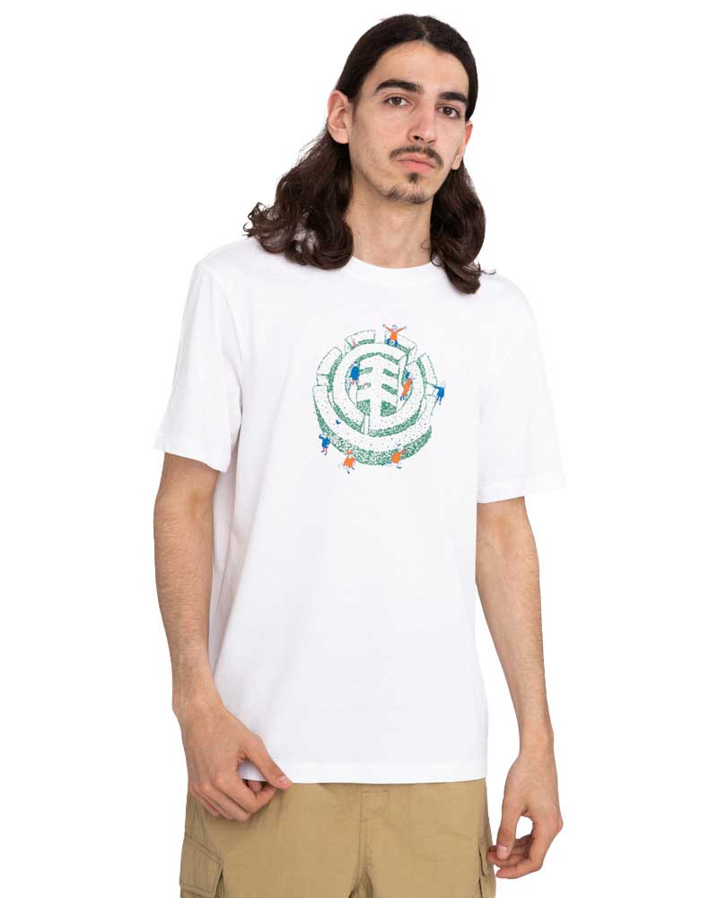 Element Maze SS Optic White Ανδρικό T-Shirt