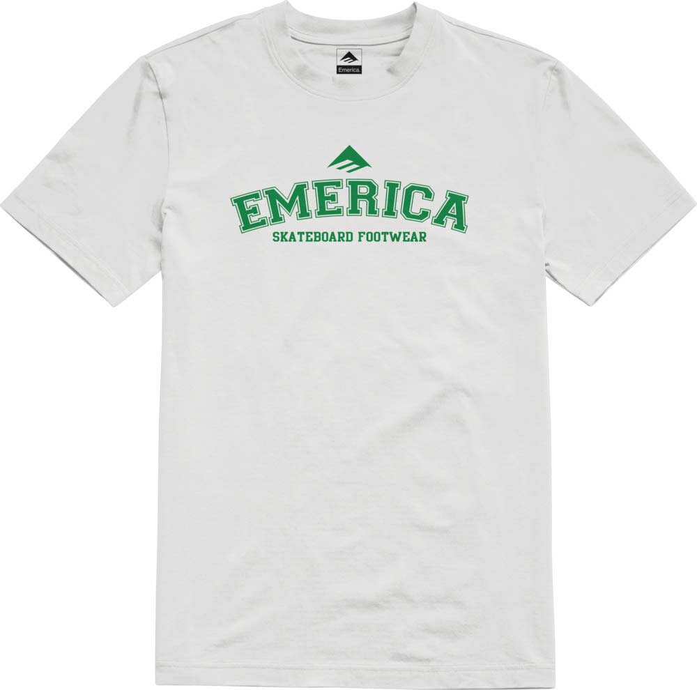 Emerica Collegiate Tee White Men's T-Shirt
