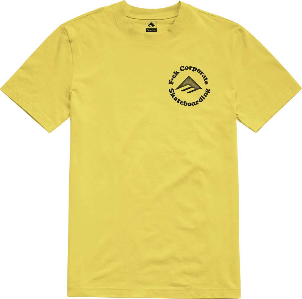 Emerica Eff Corporate 2 Tee Yellow Men's T-Shirt