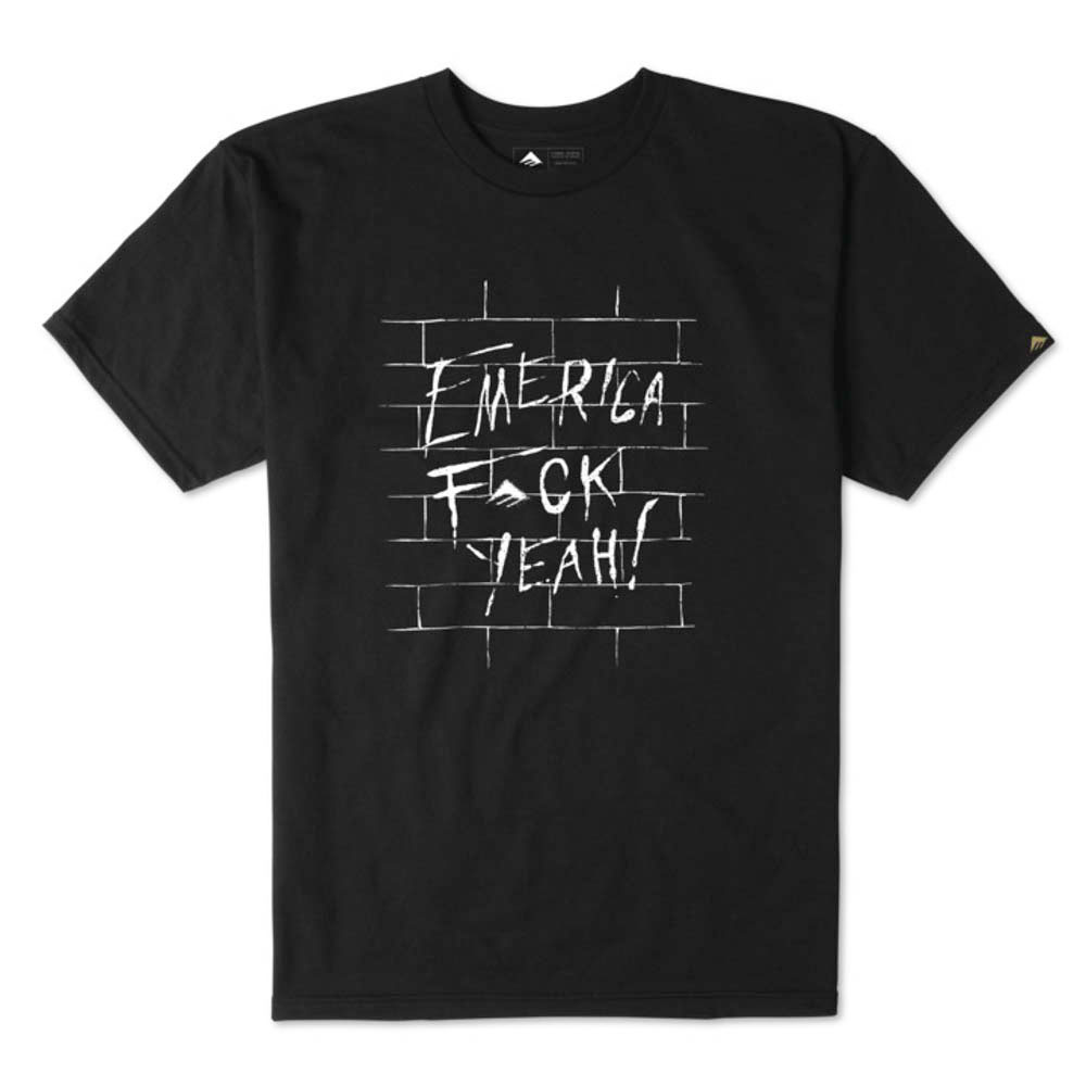 Emerica Fuck Yeah Wall Black Men's T-Shirt
